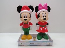 15" Gemmy Mickey  MinnMouse Blow Mold Christmas Disney Light Up  I2C514C 