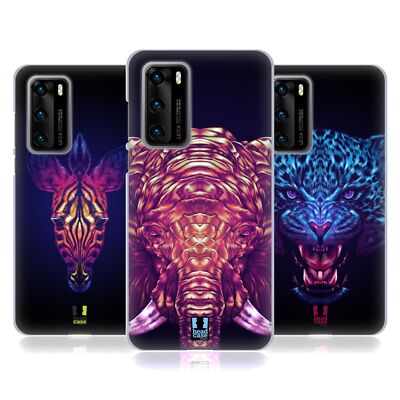 HEAD CASE DESIGNS ULTRAVIOLET ANIMALS SOFT GEL CASE FOR HUAWEI PHONES 4