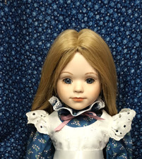 Vintage New Global Dolls Wig Modacrylic Mosa Long Straight 9" 10" 11" 12" cap