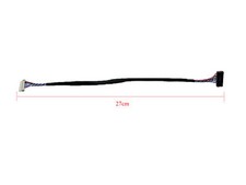 DF19-D6 14Pins 1ch 6 Bit LCD LVDS Cable for HSD141PX11 LTM10C321K LTM09C362F