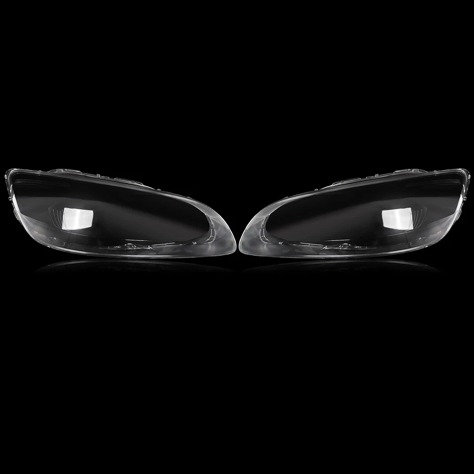 Fit Volvo S60 2014-2018 Pair Front Headlight Lampshade Lens Cover Shell Foto 4 de 4