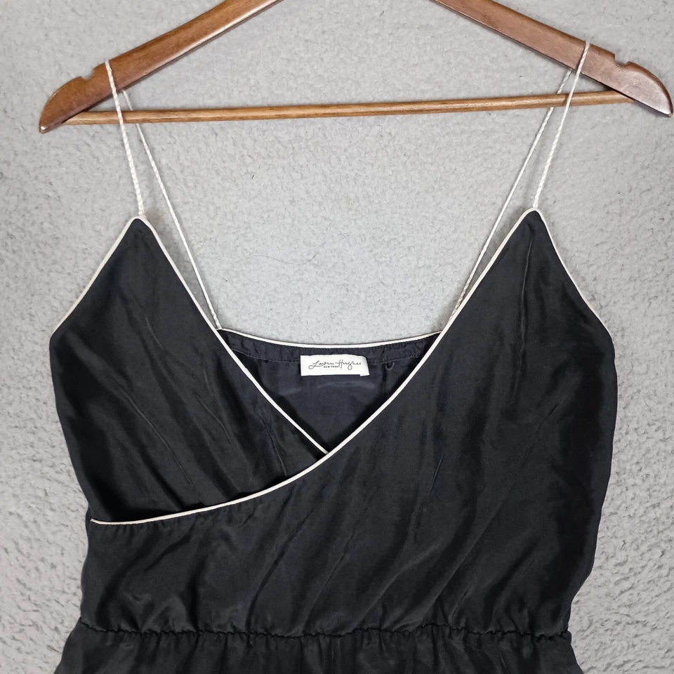 Sexy mameluco de peluche Larkin Hughes Amagansett para mujer pequeño negro de una pieza Foto 2 de 4