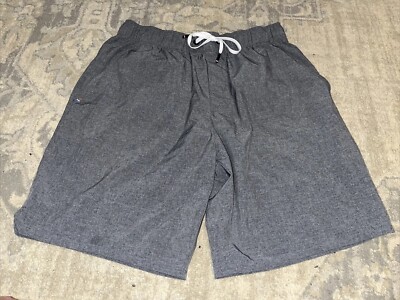 Fourlaps Athletic Running Shorts in Gray Mens Size Small Pull On