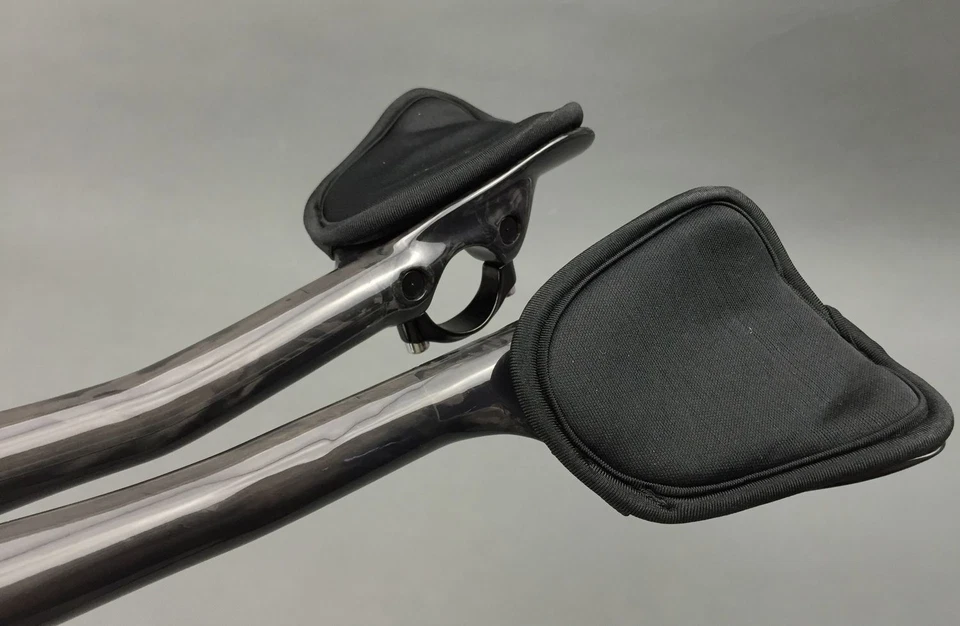 TOSEEK 碳纤维自行车 Aero Bar 公路计时自行车休息车把 31.8 毫米 — 第 2/4 张图片