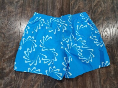 Nike Swoosh Allover Print Volley Blue 5