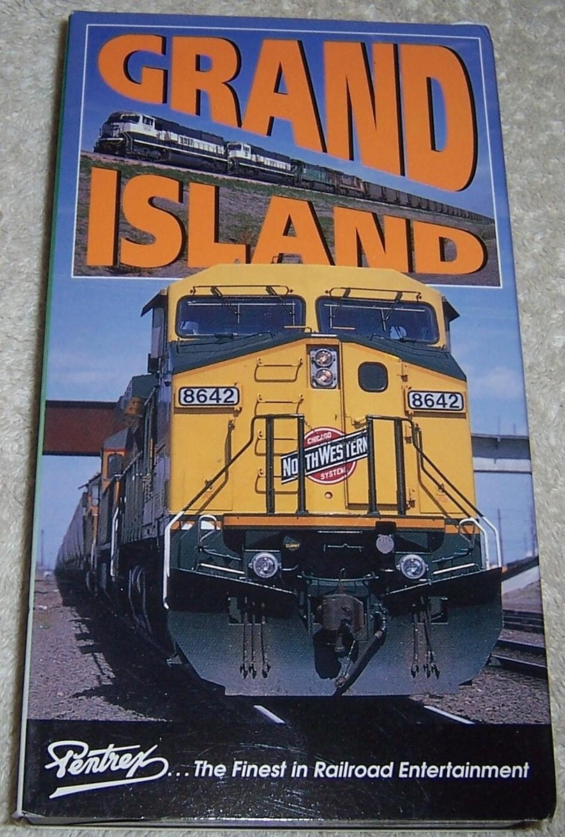 Grand Island VHS Video Pentrex railroad trains Burlington Northern Grand Island VHS Video Pentrex railroad trains Burlington Northern