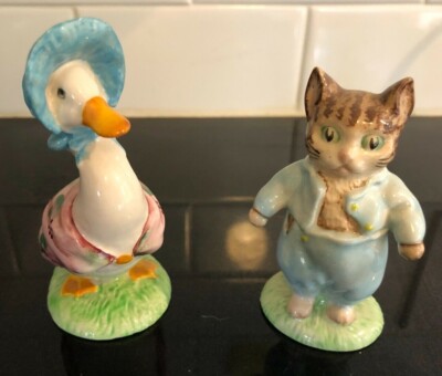 BESWICK beatrix potter Mr＆MrsPuddleduck Beatrix Potter Mr.Drake Puddleduck Beswick Figurine BP-3c | eBay
