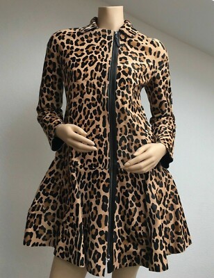 LONGCHAMP Leopard Jacket - Size: 36 (UR)