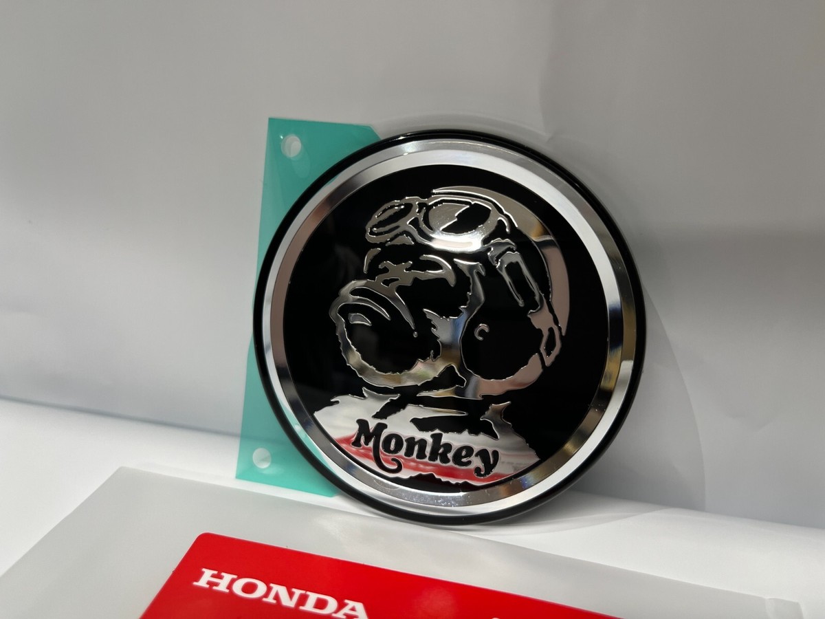 Honda Monkey Z50JG Genuine Gas Fuel Tank Emblem Left Side Japan