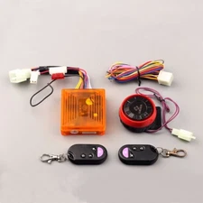 Motorcycle Bike Anti-theft Security Alarm System Remote Control Engine Start 12V