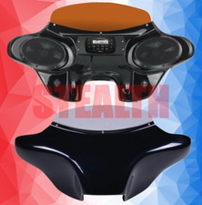 Fits Yamaha V Star 650/1100 Classic Batwing Fairing w/Stereo- 6x9 inch Speakers