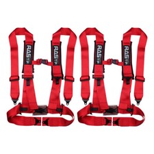 2pcs 4 Point 23 Racing Harness Seat Belt W Button Release Universal Atv Utv 2pcs 4 Point 23 Racing Harness Seat Belt W Button Release Universal Atv Utv