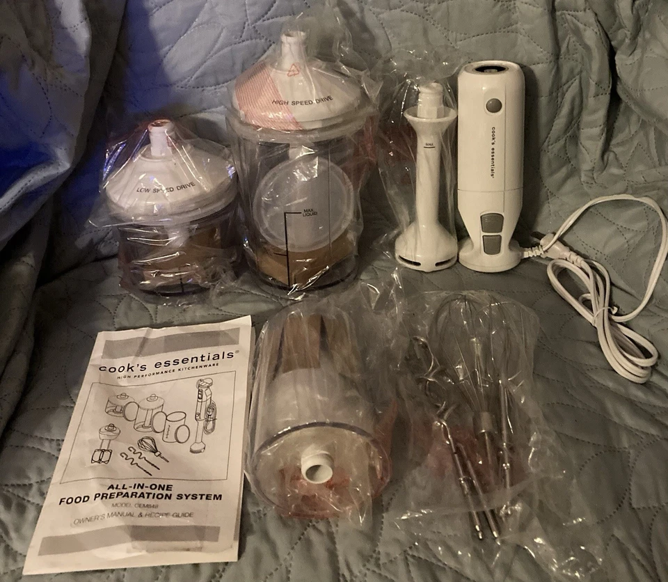Cook’s Essentials All-In-One Food Preparation System, Model CEM848 NEW - Image 4 of 4