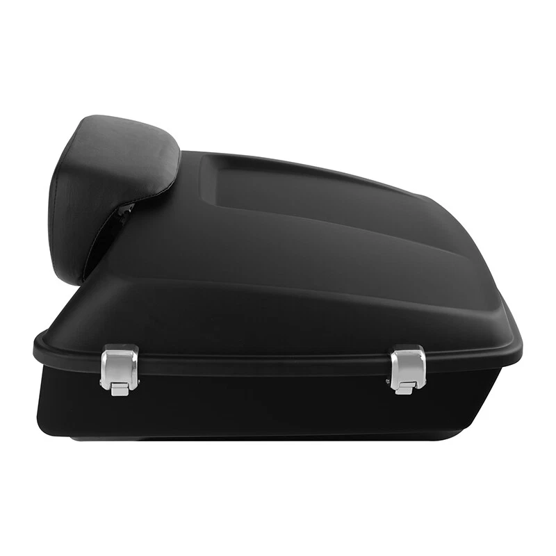 Chopped Trunk + Two Up Mount Rack Fit For Harley Fatboy 2008-2016 - Image 4 of 4