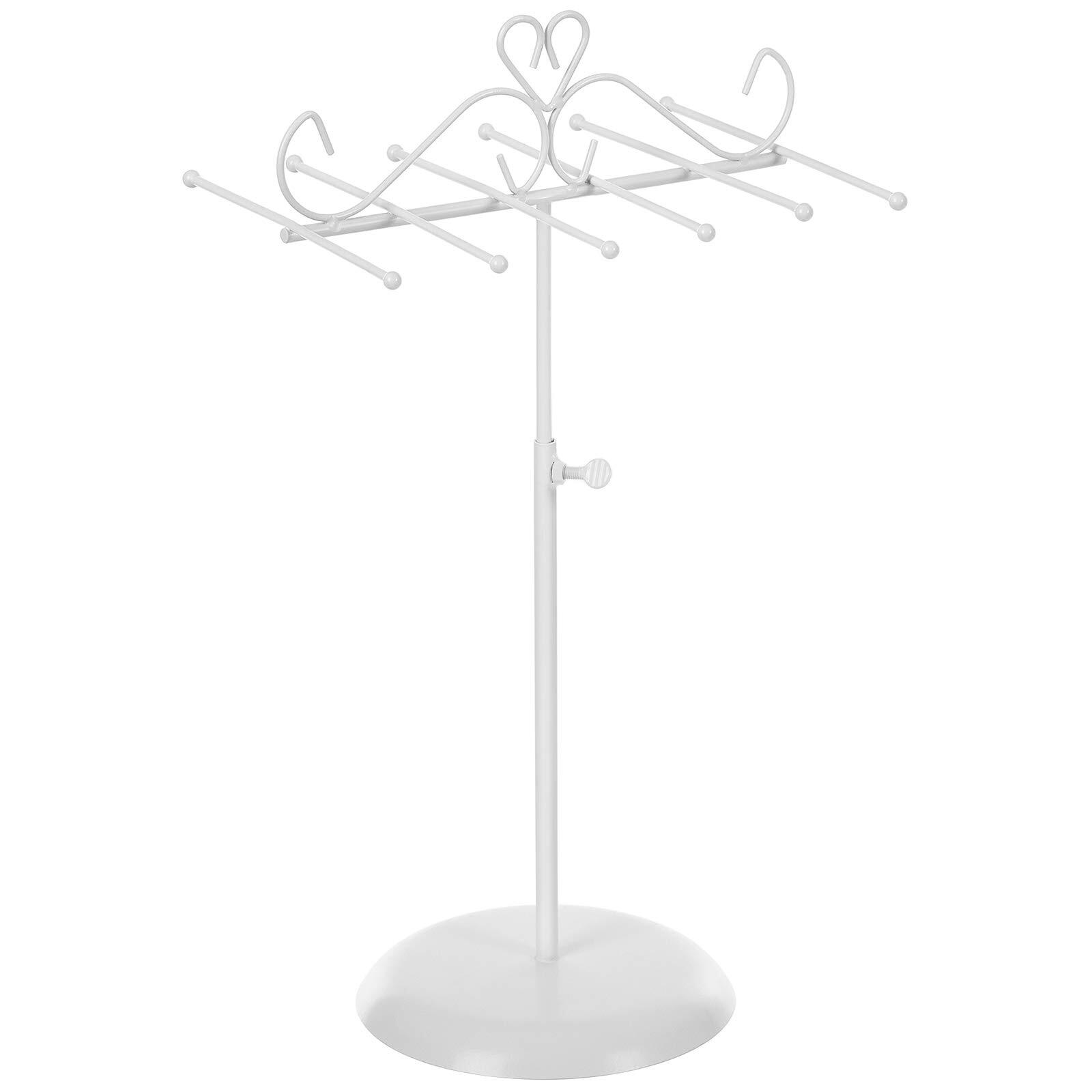 SONGMICS Stand Espositore per Gioielli Rastrelliera di Metallo per Collane Gi...