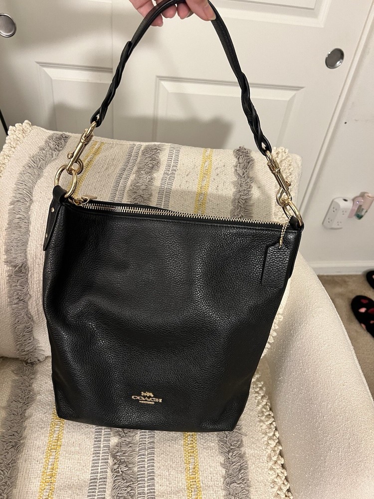 coach leather shoulder bags for women