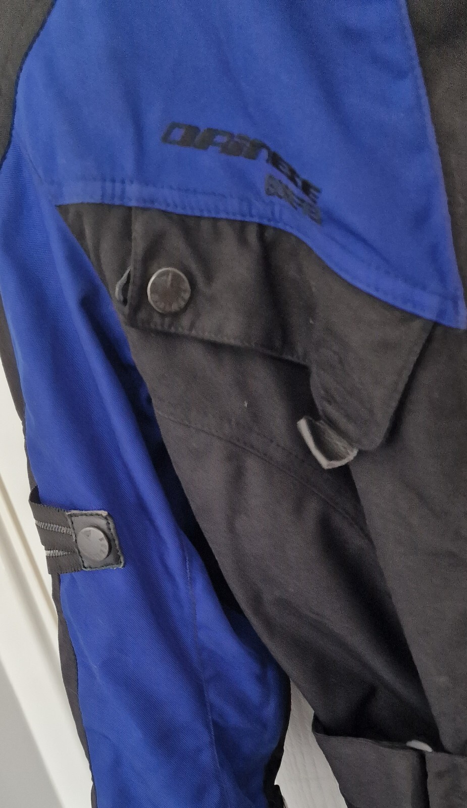 Dainese Cordura Motorcycle Jacket Size 54 Gore Tex Armoured Black