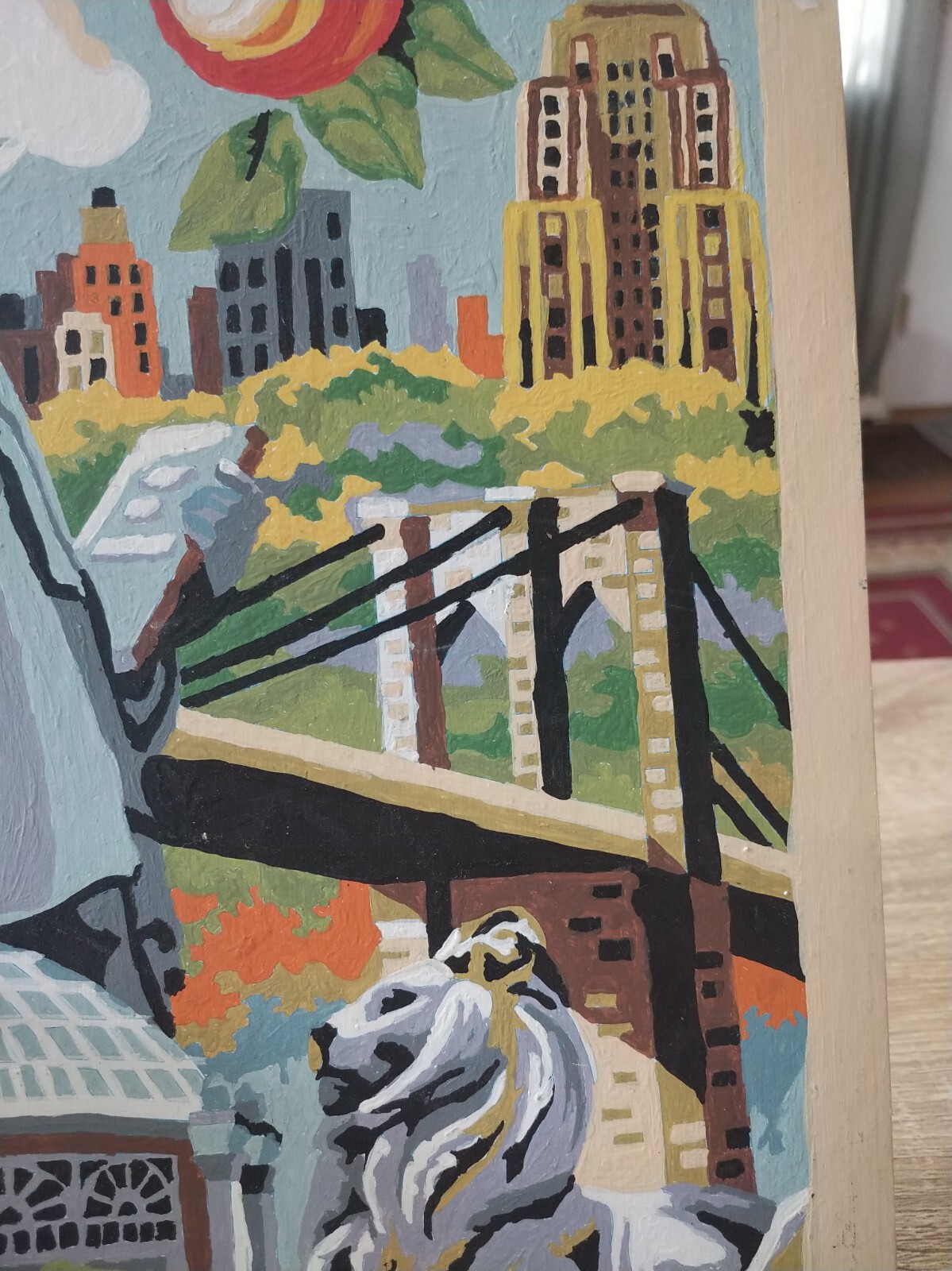 Vintage 1960s New York City, Statue of Liberty paint by number eBay