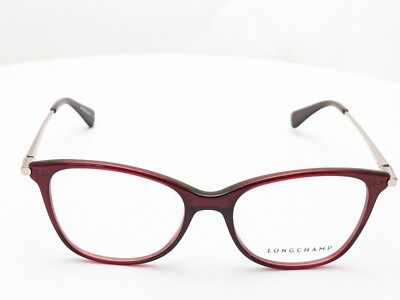 Longchamp LO2627 602 Cat Eye Burgundy Womens Eyeglasses 52mm  display picture 1