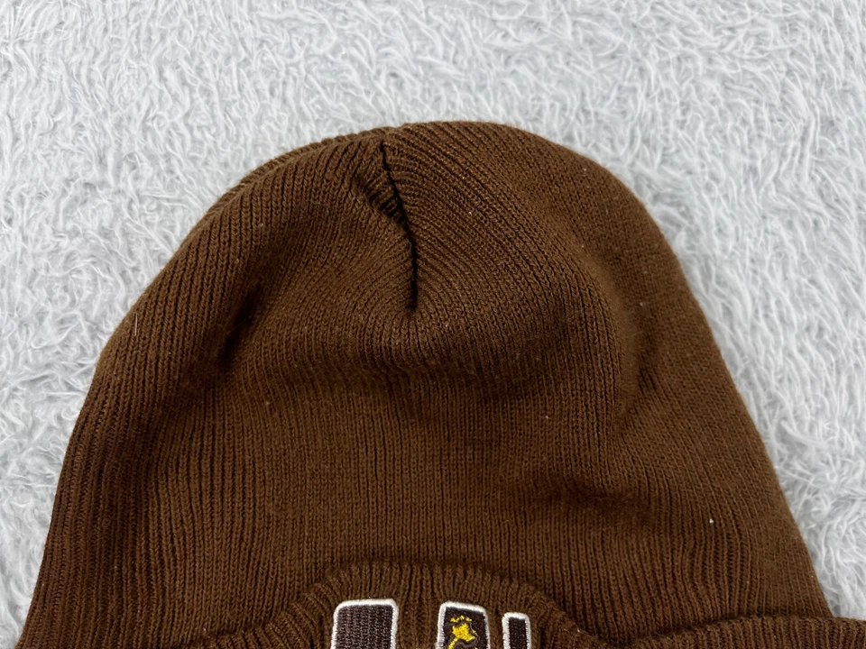 University of Wyoming Vaqueros Gorro Toque Adulto OS Marrón Acrílico NCAA Reebok Foto 3 de 4