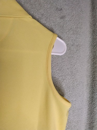 Bolle Tech Womans Tank Top Size M Yellow Mustard Sleeveless Pullover - Picture 7 of 13