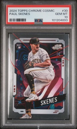 2024 Topps Chrome Cosmic #30 Paul Skenes PSA 10