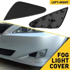 2Pcs Fit For Lexus IS IS250 IS350 2006-2009 Front Fog Lights Lamp Cover Cap Trim