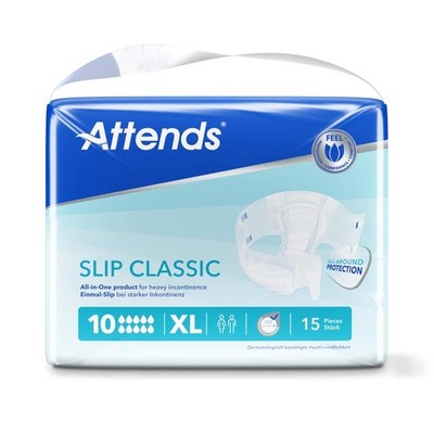 Attends Slip Classic 10 Gr. XL Windelslip 60 Stück Einmal-Slip