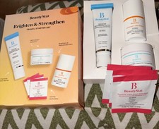 BeautyStat Brighten Strengthen Travel Starter Set Cleanser Skin Refiner - NEW