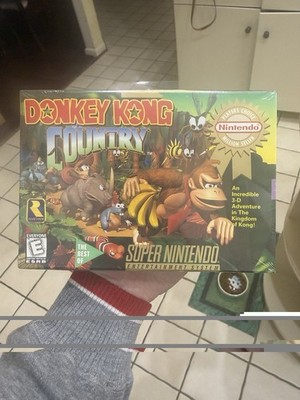 Nintendo SNES Donkey Kong Country (Best of/Players Choice 1997) Factory Sealed