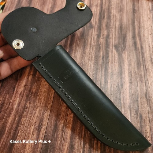 Buck Model 119 Leather Replacemant Sheath Only W/Retaining Flap Belt Loop