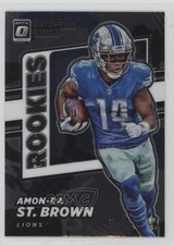 2021 Panini Donruss Optic Rookie Gridiron Kings Amon-Ra St Brown #RGK-17 0nr3