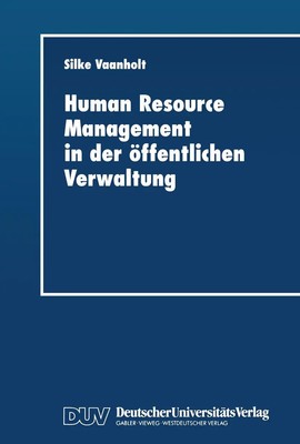 Human Resource Management in der öffentlichen Verwaltung Silke Vaanholt Buch xv