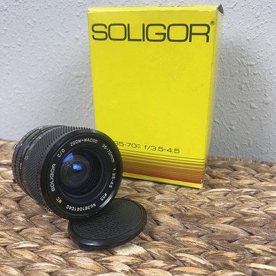 Soligor MC Zoom+Macro C/D 35-70mm f/3.5-4.5 - Minolta MD Complete In Box