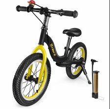 16 Inch Balance Bike for 3 4 5 6 7 Year Old Boys Girls Adjustable Kids Bicycle