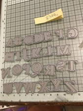 Tattered Lace LARGE upper case alphabet die set ref8344a**