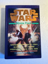 Star Wars Libro Dos Muy Bueno 1997 Misión Desde el Monte Yoda Paul Hollace Davids