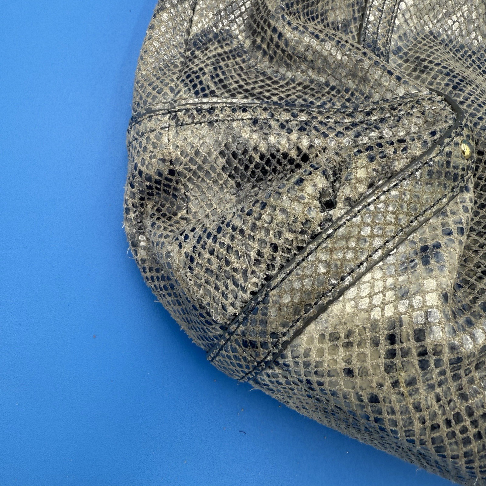 AUTHENTIC COACH EXOTIC PYTHON LEATHER STUDDED TOT… - image 9