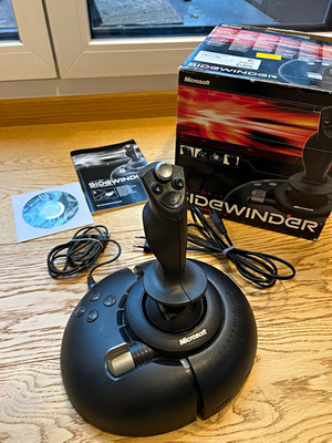 Microsoft SideWinder Force Feedback 2 Joystick mit OVP, CD und Handbuch