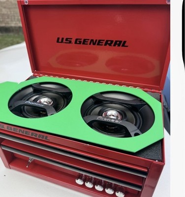 5.25 inch 3D Printed Mini Toolbox Speaker Template (Harbor Freight and Kobalt)
