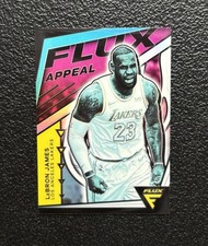 2020-21 Panini Flux Appeal LEBRON JAMES Silver Prizm Insert #10 SP! *Lakers