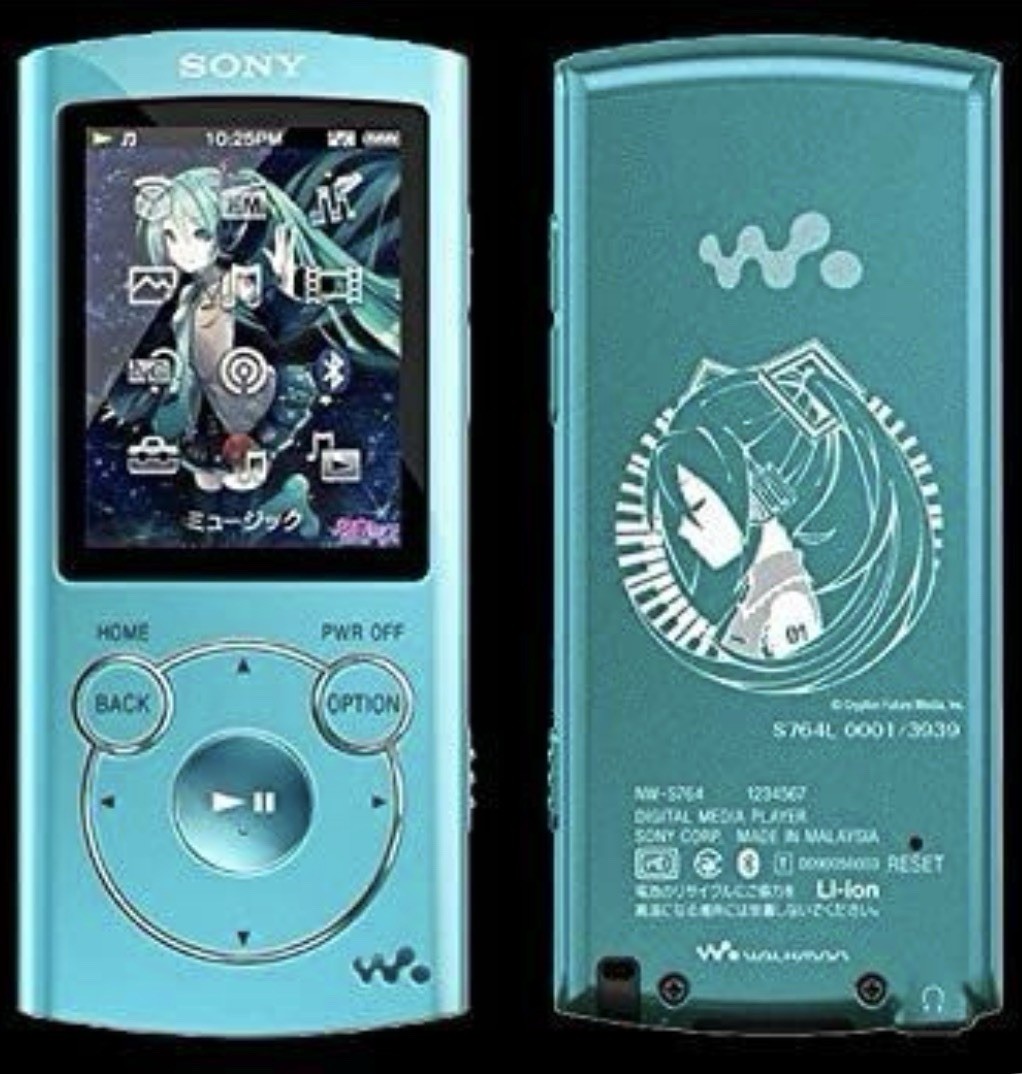 Sony Walkman NW-S764 S Series MP3 8GB Digital Media Player Blue