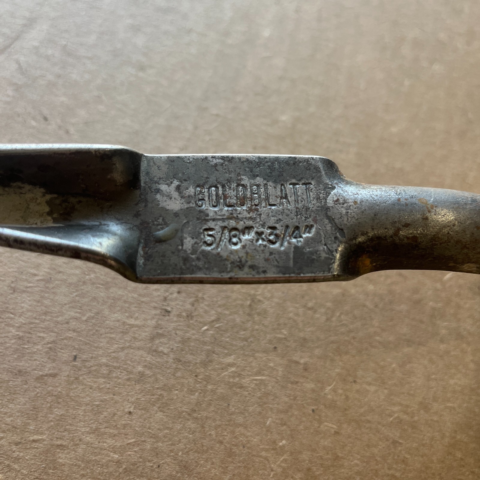 Goldblatt Masonry Brick Jointer Tool 3/4” X 5/8” - used