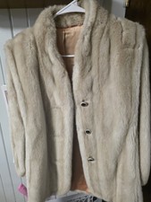 Country Pacer Women s Ivory Faux Fur Coat L C...