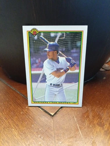 1990 Bowman Ken Griffey Jr #481 HOF Second Year Card NMplus++++Free Shipping