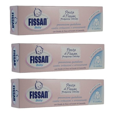 FISSAN Pasta di Fissan Delicata 3x 100ml Hautcreme für Babyhaut