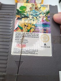 Flintstones Rescue Dino Hoppy Nintendo NES Box And Manual. Cracked Untested