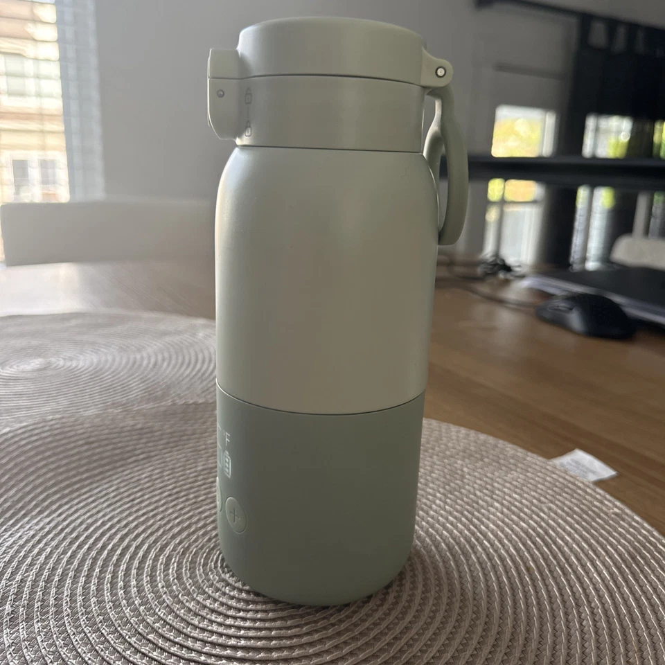 Портативный подогреватель бутылок BOLOLO 10 унций — быстрый нагрев, USB-C, нержавеющая сталь - Изображение 2 из 4