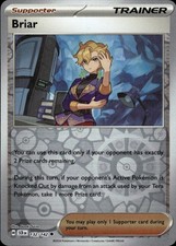 briar pokemon card price - 163/142 Full Art Ultra Rare Trainer Features the unique Briar Pokemon with vibrant artwork and detailed design. Pokemon Trading Card Game Stellar