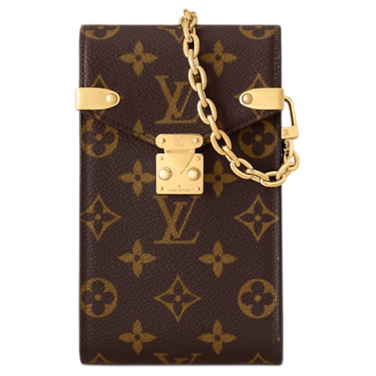 Louis Vuitton Metis S-Lock Metal Corners Canvas Phone Bag